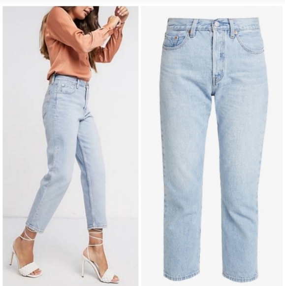 NEW Levi's 501 Original High Rise Cropped Jeans - Picture 7 of 10